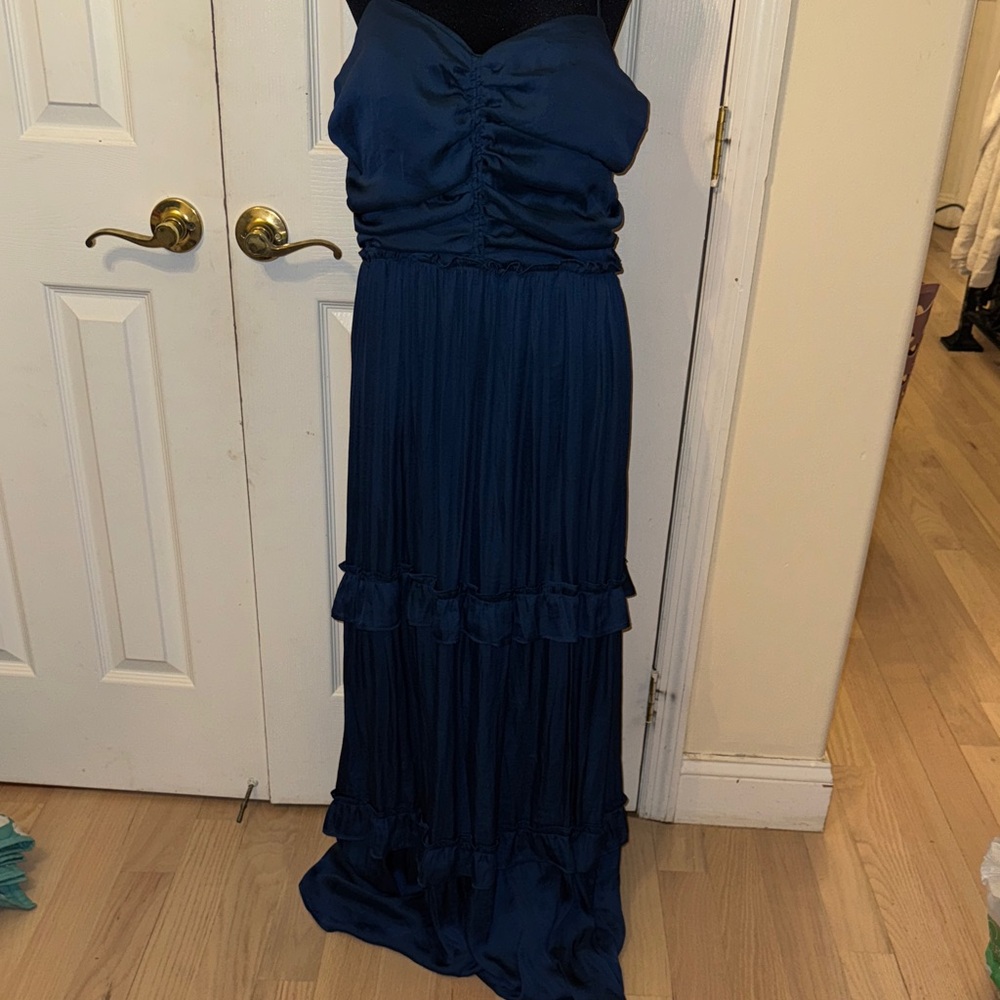 Crystal Doll Midnight Blue Maxi Dress